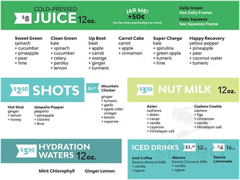 Source juicery - Source Juicery Profile and History. Established in 2016. Source Juicery offers delicious nutritious Cold-Pressed Juice, Smoothies and Foods to fuel your busy day! We are a gluten free shop and make all almond milk, nut butters, and salad dressing in shop. Source Juicery opened March of 2016! So happy to be apart of an amazing community and ...